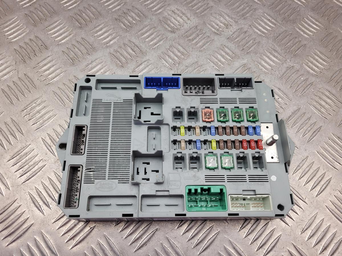 2013 JAGUAR XF X250 BODY CONTROL MODULE BCM FUSE BOX REAR DX23-14D628-AG